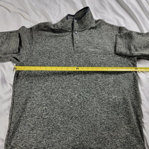 Eddie Bauer Mens XL Gray Sweater Lightweight Long Sleeve Outdoors Casaul - Picture 9 of 12